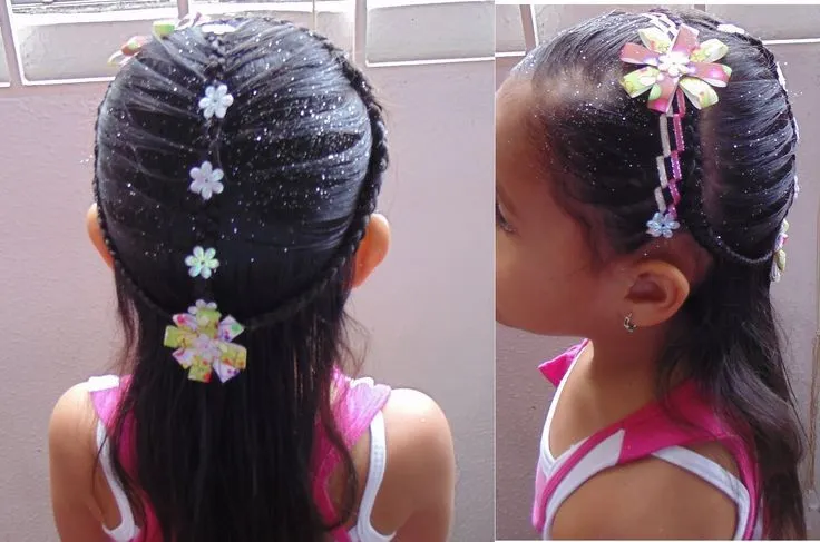 PEINADOS PARA NIÑAS VIDEOS on Pinterest | Hairstyles For Girls ...