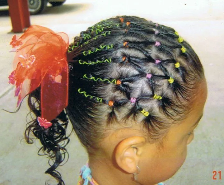Peinados y mas Peinados: Peinados infantiles con trenzas