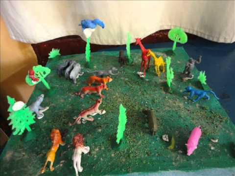 Como hacer una maqueta de animales salvajes - Imagui