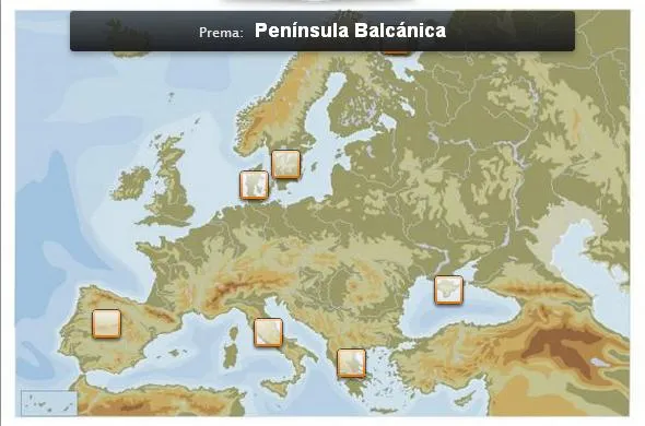 Penínsulas de Europa - Didactalia: material educativo