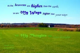 los pensamientos de Dios s caminos más altos | Descargar Fotos gratis