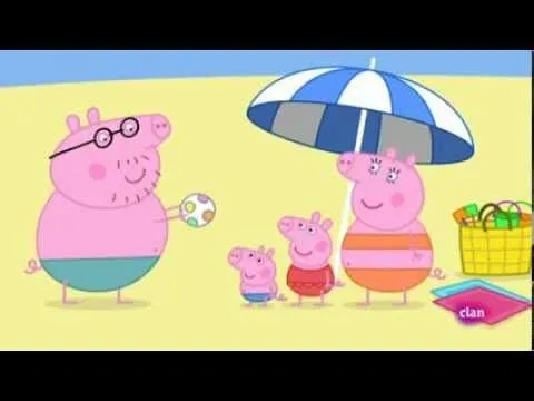 Pepa Pig Español "En la playa" - YouTube