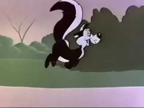 Pepe Le Pew Scentimental Romeo Clip: The funniest Cartoon One-Word ...