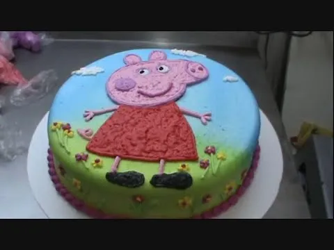 Peppa cake, pastel de peppa - YouTube