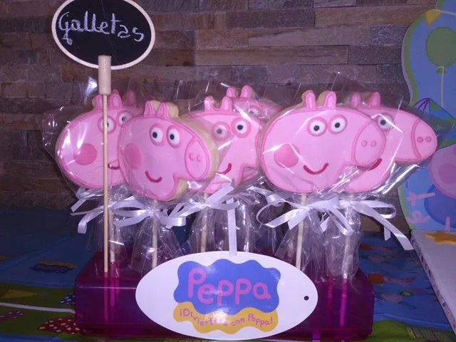 Peppa Pig birthday party | Tarta de manzana