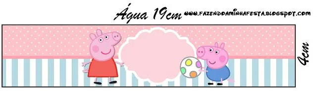 Peppa Pig: Etiquetas para Imprimir Gratis. | Ideas y material ...