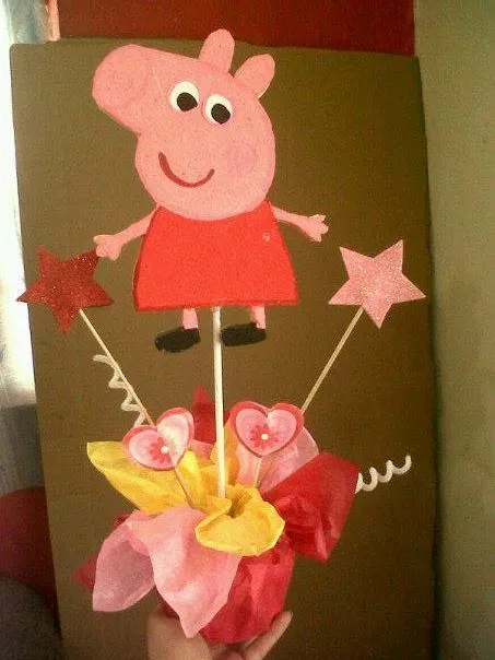 Peppa Pig Pepa Centerpiece Centro de mesa | Decoración | Pinterest ...