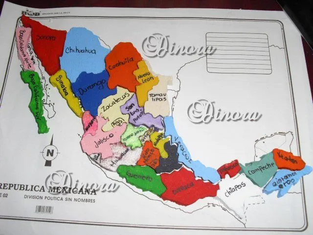 mis pequeñas manualidades: mapa de la republica mexicana en unisel mis pequeñas manualidades: mapa de la republica mexicana en unisel