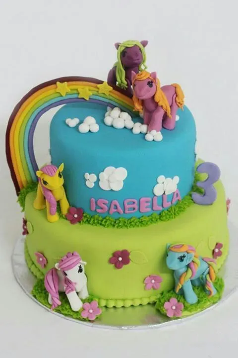 Cupcakes para torta de pequeño Pony | pequeño pony cumple 5 ...
