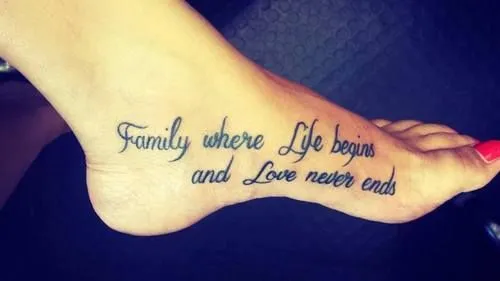 Pequeños Tatuajes | Family is where life begins and love never ...