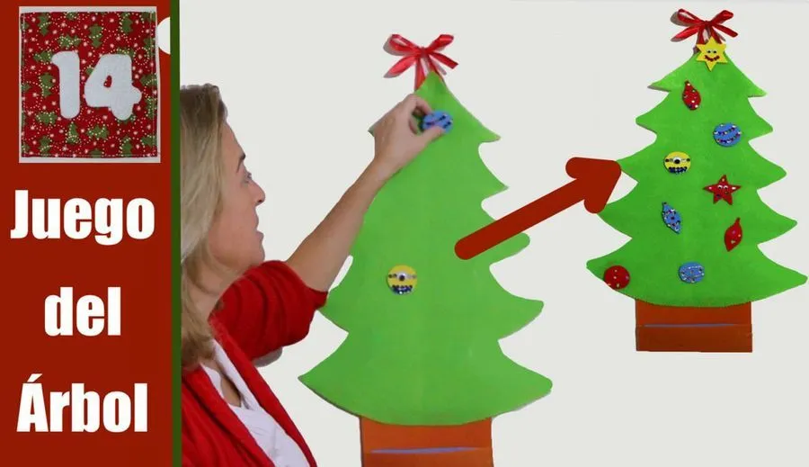 Para los peques árbol de Navidad para los pequeños | Manualidades