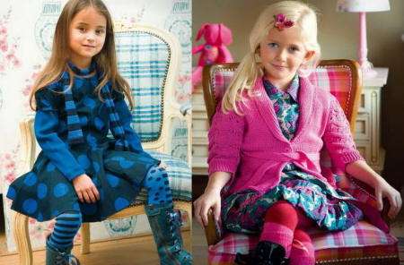 Colores alegres en la ropa de invierno para niñas | Mas de Moda