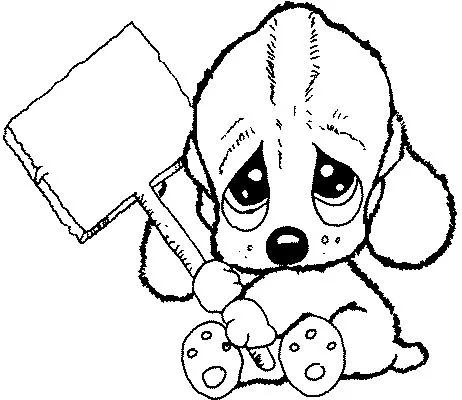 Perros bebés en dibujos - Imagui