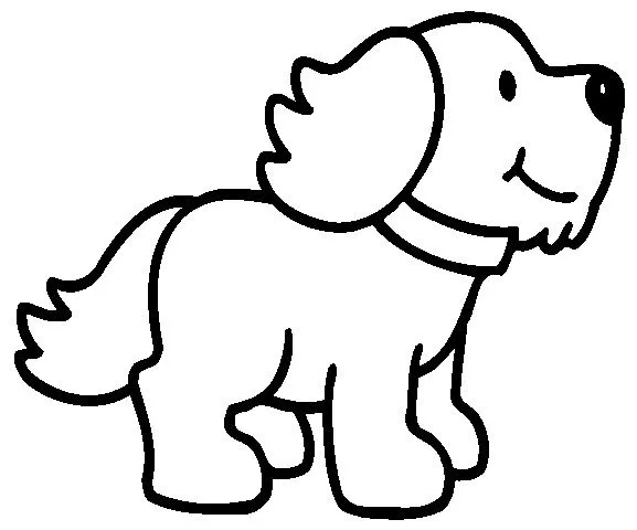 Dibujo de un perro facil de hacer - Imagui