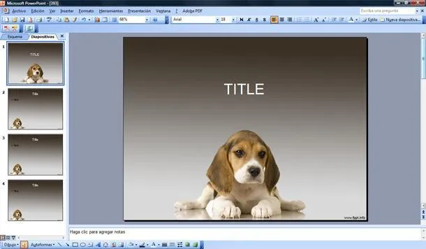 Perro Beagle Powerpoint | Plantillas PowerPoint Gratis