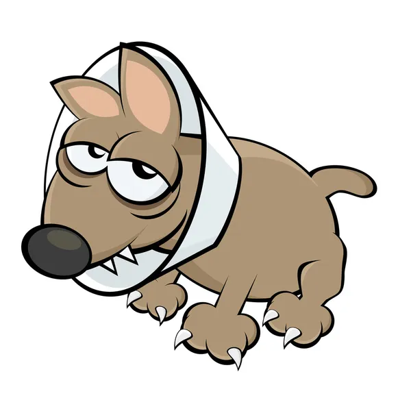 Perro de dibujos animados enfermo — Vector stock © shockfactor.de ...