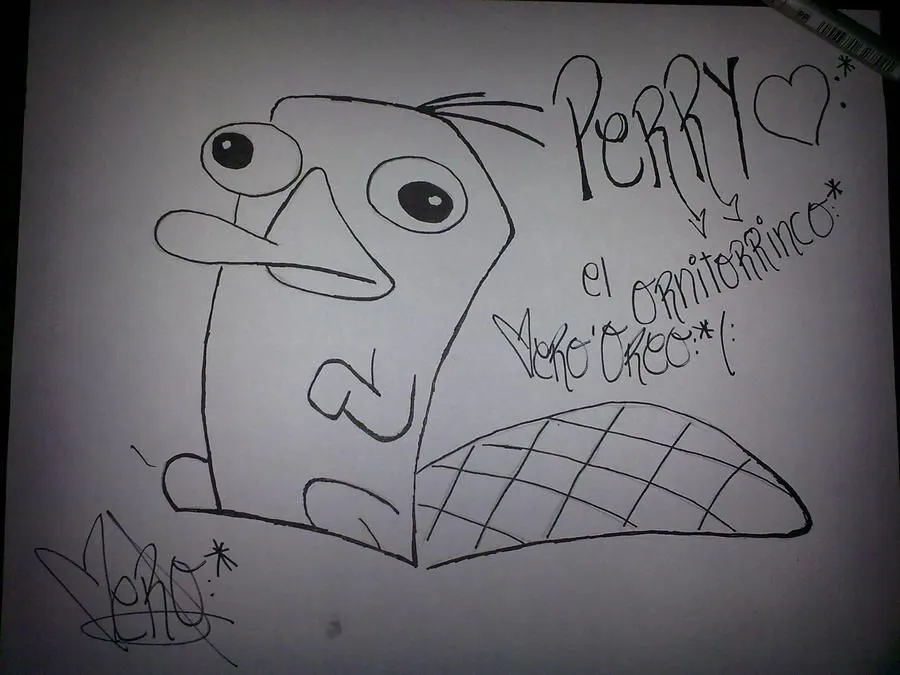 perry el ornitorrinco by ~PS-GMP on deviantART