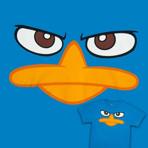 Perry el ornitorrinco rocks shirtoid:Perry the Platypus Face available ...