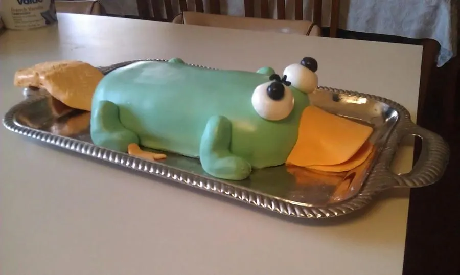 Perry the Platypus cake by daredevilwolf007 on DeviantArt
