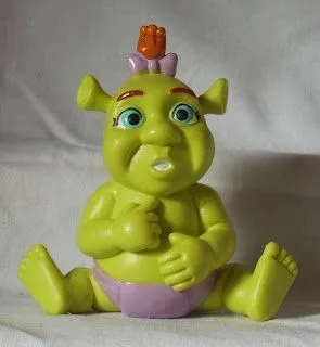 PERSONAJES DE CINE, TBO Y TV (2): BEBE HIJA DE SHREK (SHREK)