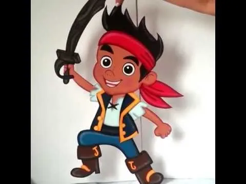 Personajes Decorativos - Jake y los piratas - YouTube