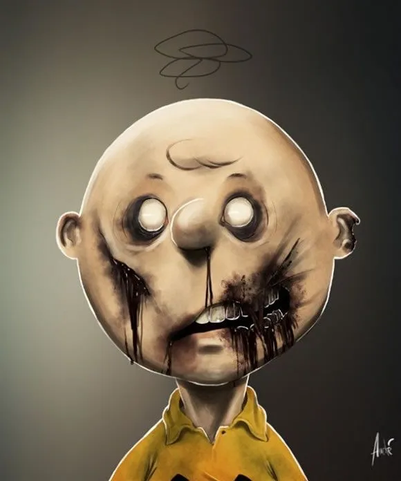 Personajes ilustrados versión zombi | Marcianos