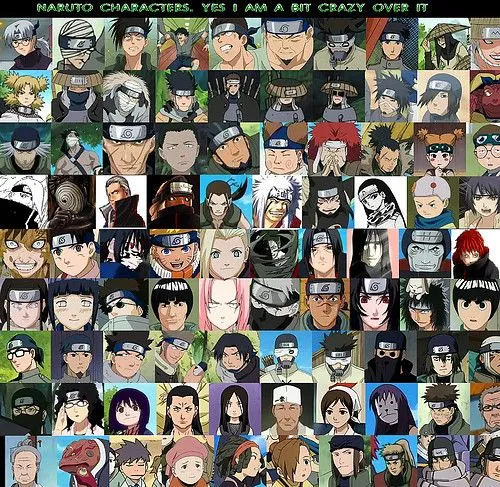 Todos los personajes de Naruto - Imagui