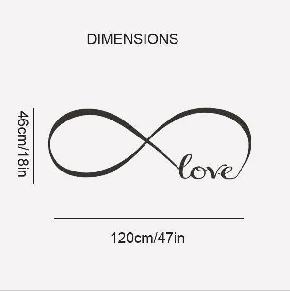 Simbolo de infinito love en dibujo - Imagui