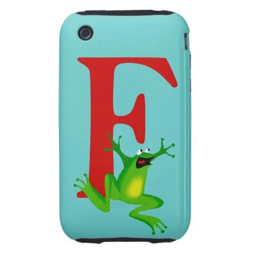 Personalizado lindo inicial del dibujo animado de tough iPhone 3 ... Personalizado lindo inicial del dibujo animado de tough iPhone 3 ...