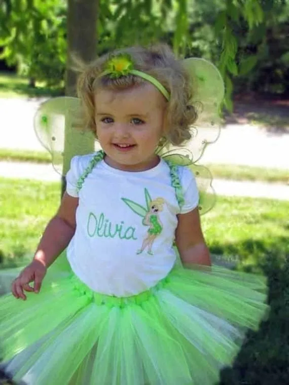 Personalized Tinkerbell Tutu Set for LEA LOPEZ by bloomnbows
