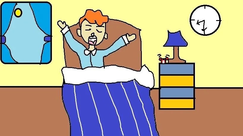Imagen de niño levantandose de la cama animado - Imagui