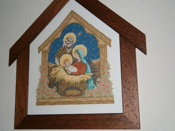 Pesebres punto de cruz on Pinterest | Punto De Cruz, Nativity and ...