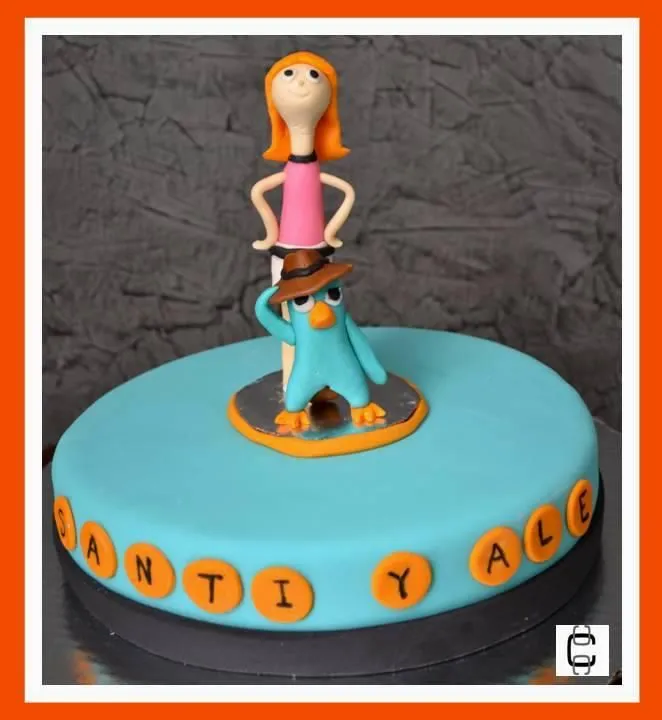 PHINEAS AND FERB CAKE: CANDACE AND PERRY (Pastel de Phineas y Ferb ...
