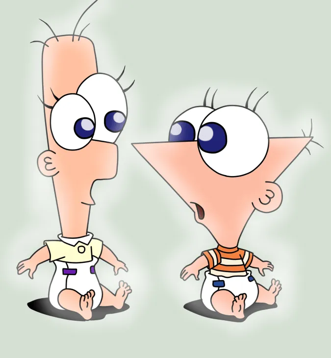 Phineas y Ferb bebes....^W^ by oOChriiztiinhaOo on DeviantArt