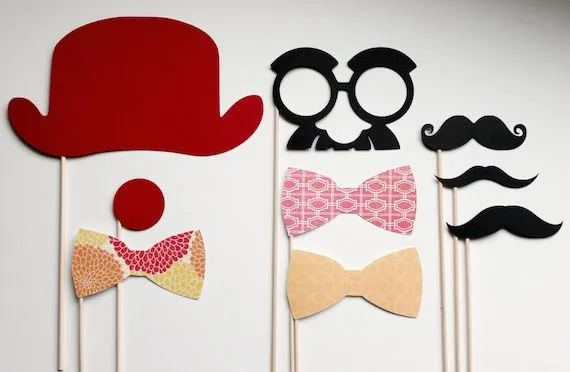 Photo Booth Props. Circus Clown Photobooth Props by LittleRetreats
