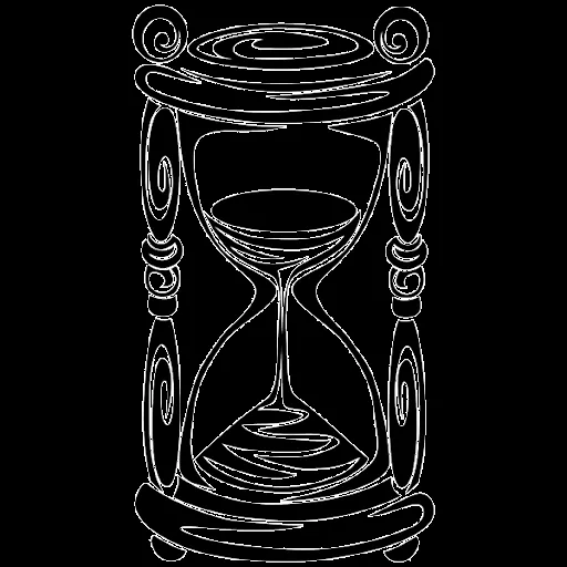 Dibujo reloj de arena - Imagui