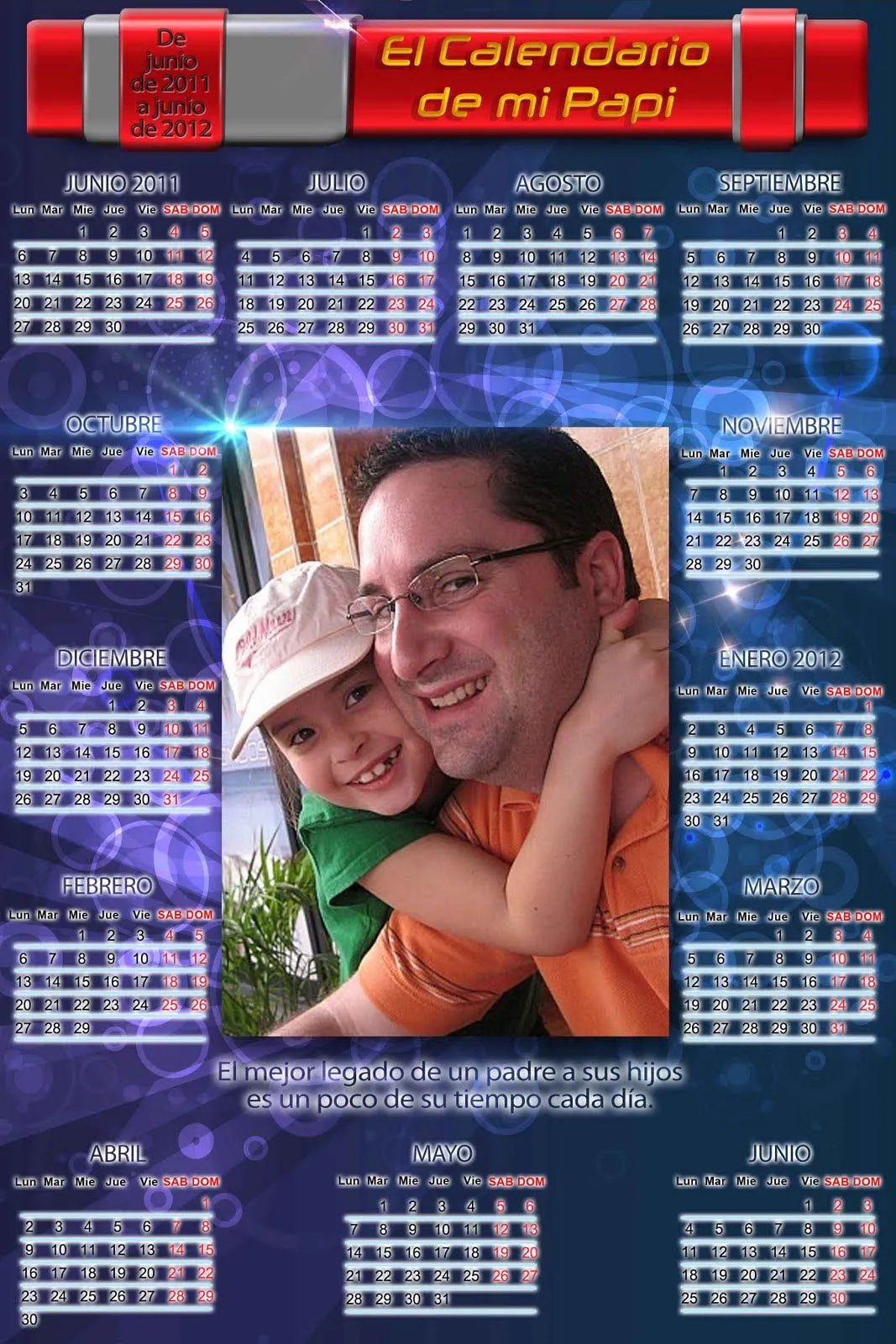 ... para photoshop.: Calendario 2011-2012 en .psd para el dia del padre ... para photoshop.: Calendario 2011-2012 en .psd para el dia del padre
