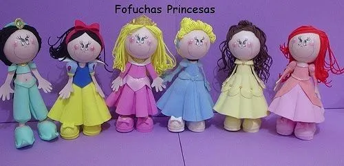 Fofuchas de las princesas de Disney - Imagui