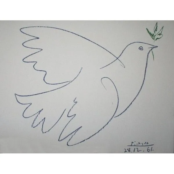 Picasso - La paloma de la paz - Deco-Cuadros Rivero