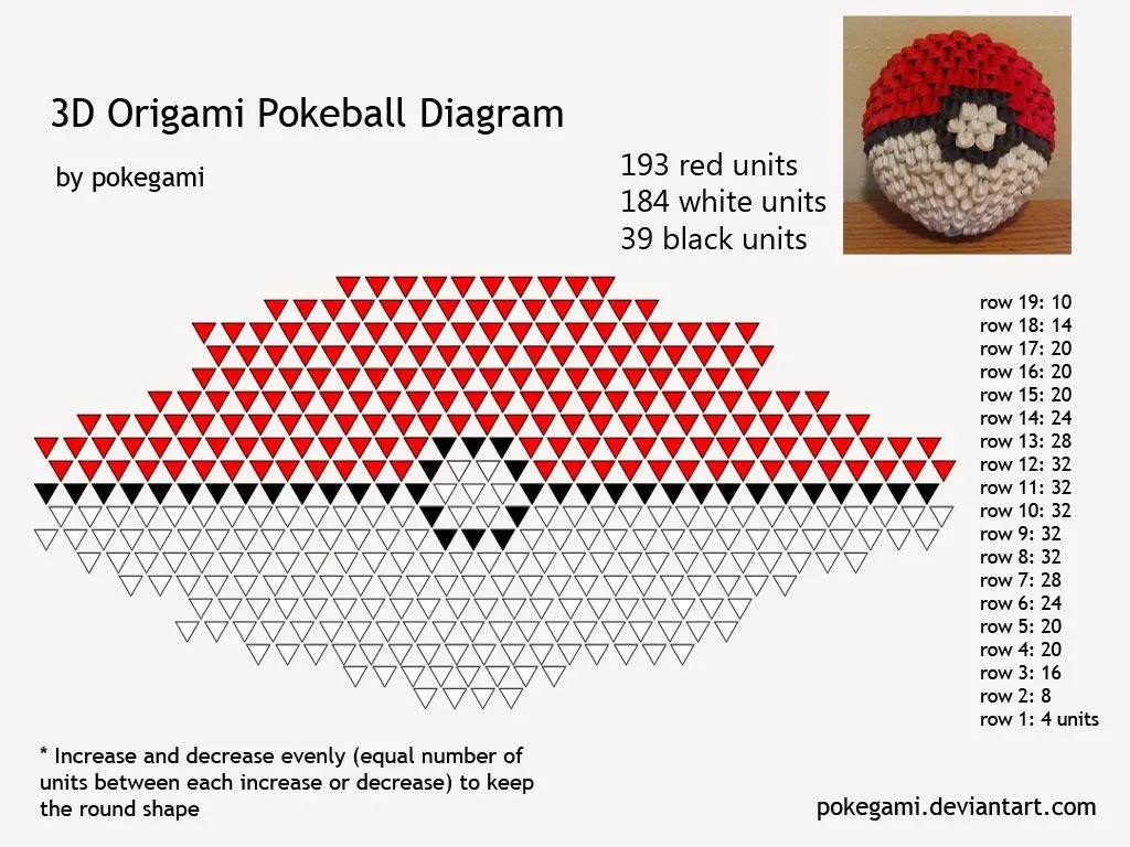 Pichu + Diagram -3D Origami- by Delinlea on DeviantArt | Origami ...