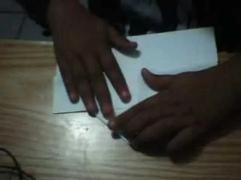Como hacer un Pico de papel (Origami) - YouTube