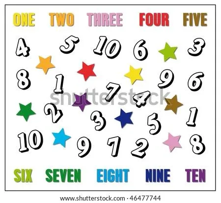 Pictures Of Numbers To Color | imagebasket.net