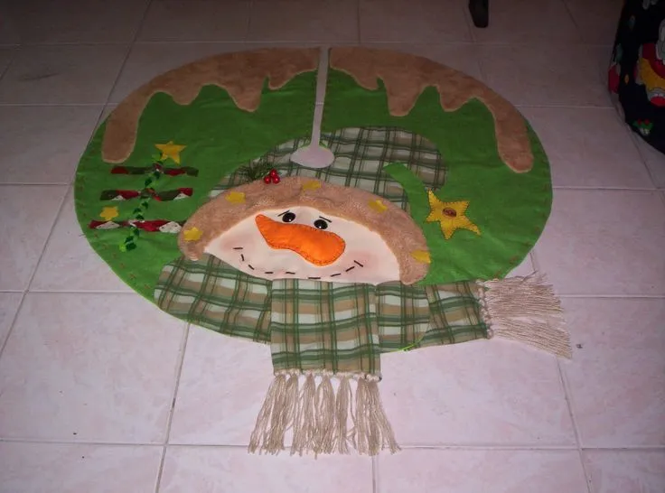 pie de arbol navideño on Pinterest | Snowman Tree, Pies and Tree ...