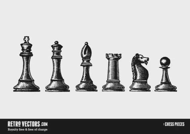 Piezas de ajedrez | Descargar Vectores gratis