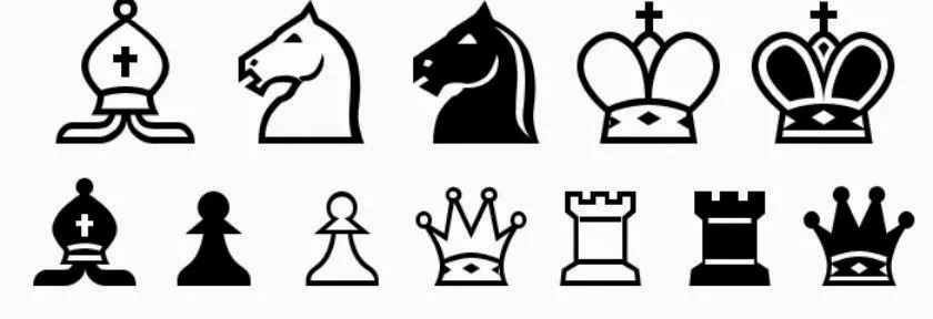 Imagenes de piezas de ajedrez para colorear - Imagui