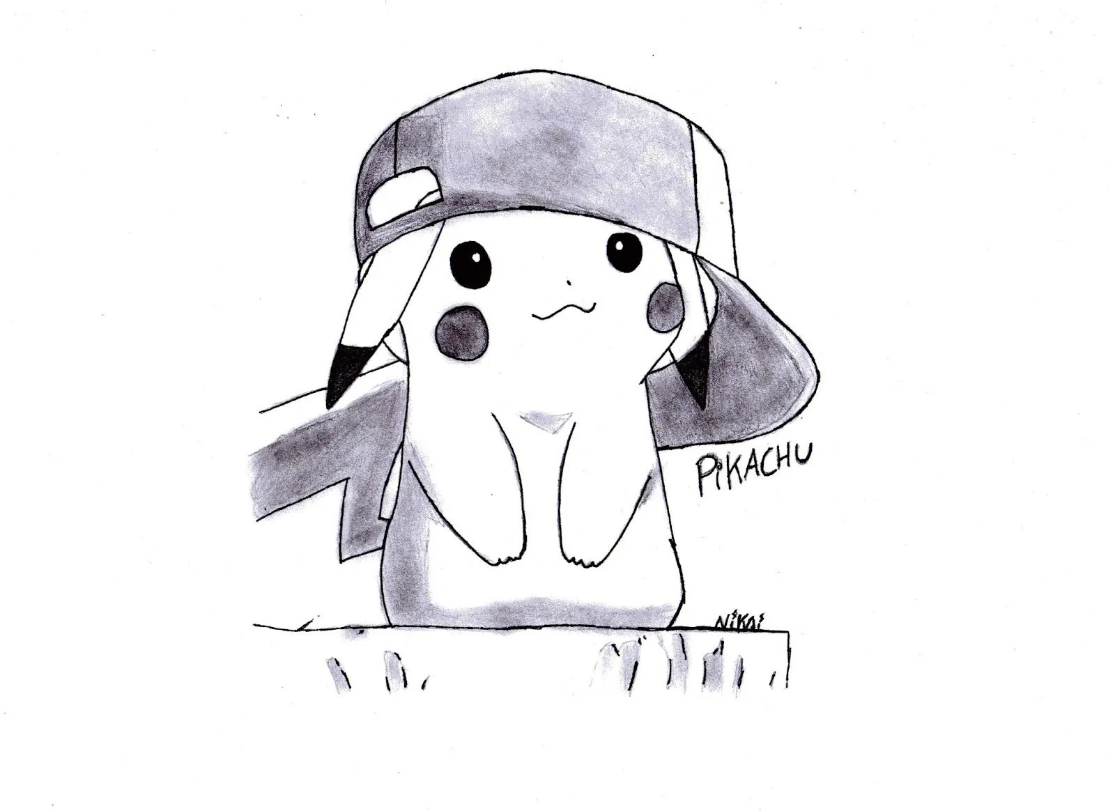 Pikachu con gorra - Imagui