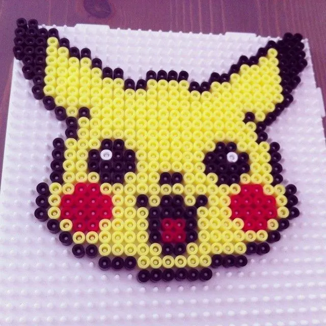 Pikachu perler beads by lutinette | POKEMON | Pinterest | Pikachu ...
