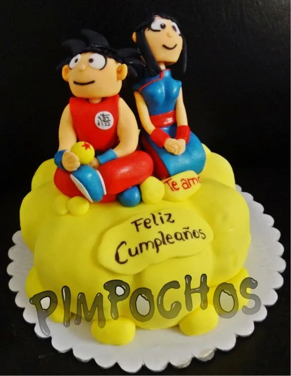 Pimpochos Arequipa: Tortas Talladas Cumpleaños Dragon Ball Goku y Milk