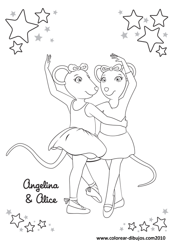 Pin Angelina Ballerina Coloring Pages Free Download For Kids Nice ...