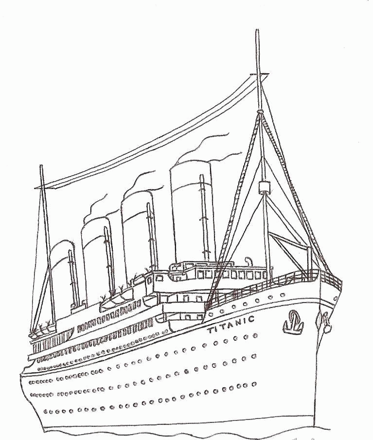 Pin by Amy Kelley on Talen | Titanic ship, Titanic, Coloring pages